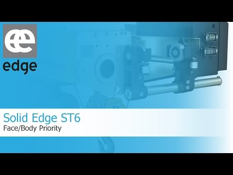 Solid Edge ST6 - Face/Body Priority