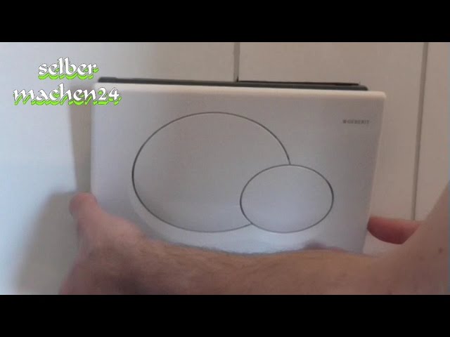 geberit spulung unterputz offnen selber machen das macht spass und spart geld youtube