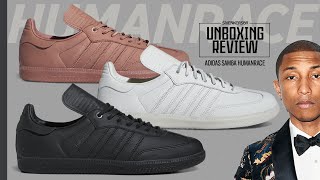 PHARRELL E SAMBA SEGUEM FORMANDO DUPLA | UNBOXING+REVIEW adidas Samba x Humanrace 