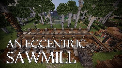 An eccentric Sawmill (Create mod)