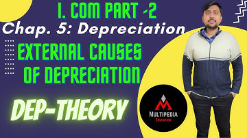 External causes of depreciation | Accounting for depreciation lectures| I Com part 2 depreciation