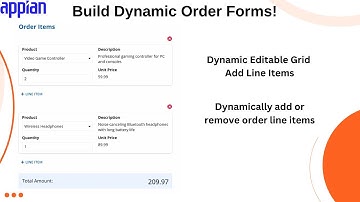 Appian Dynamic Editable Grid Tutorial | Build Custom Line Item Forms Step-by-Step