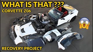 Worst Damage on Corvette Z06! Recover Project from Copart. Part 1