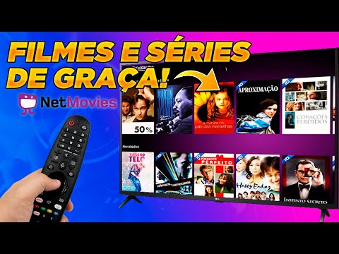 FILMES e SÉRIES DE GRAÇA na SMART TV! Análise NETMOVIES 
