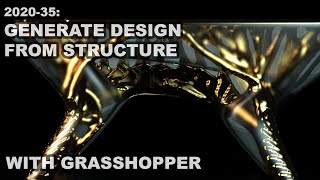 Famous 2020-35 LTH Tutorials:  Generative Design from Structural Optimization ( tOpos+ Grasshopper ) Profile