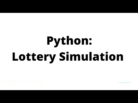 Python: Lottery Simulation - YouTube