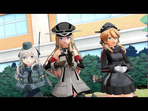 [MMD] U-511, Bismarck, Prinz Eugen *WAVE*