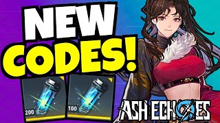 ALL ANEW CODES & How To Redeem Them!!! [Ash Echoes] Net Worth