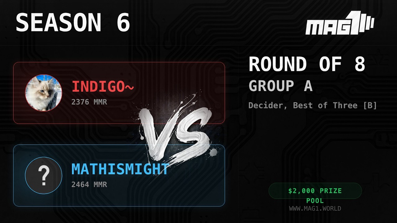 Mathismight vs. Indigo | Season 6 League, Round of 8, Group A | [Bo3 B]