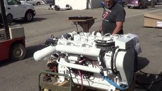 Cummins Marine 6BTA 5.9  330B Engine Startup for Jon S.