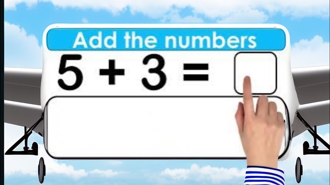 Fun and Simple: Learn how to Add 5 + 3 by Drawing Lines! - YouTube