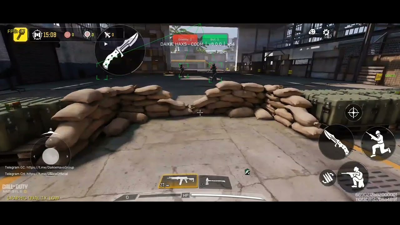 FREE CODM Garena 1.6.52 | DAIKIE HAXS MOD MENU | No Root - Unlock All Skins