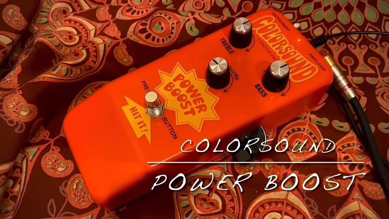 COLORSOUND(SOLA SOUND) / POWER BOOST - YouTube