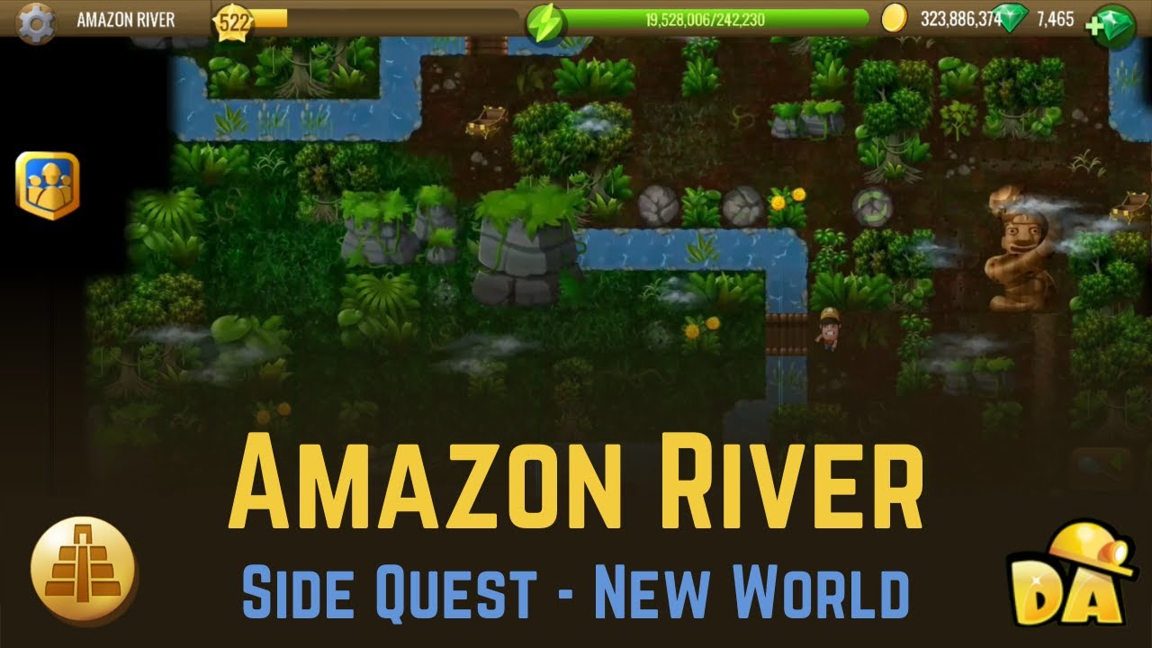 Amazon River - Side Quest New World - Diggy's Adventure