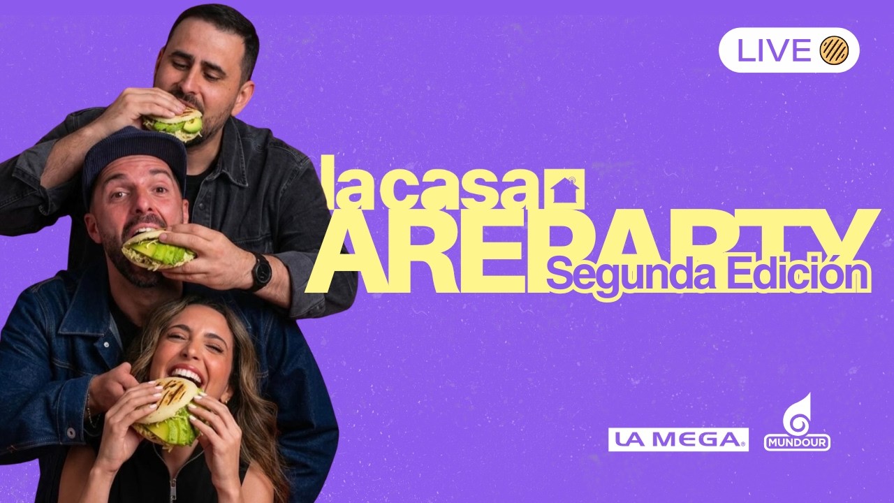 La Casa | AREPARTY: 2° Edición 🏆 Batalla por el mejor relleno de Arepa de La Mega 🔴 EN VIVO | Ep.490