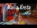 Malia crete walking tour 4k kreta greece 2023
