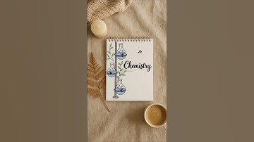 chemistry front page design 🧪⚗️ #shorts #frontpage #backtoschool #stationeryaddict  #chemistry