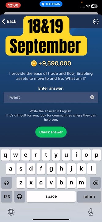 18&19 September riddle of the day answer x Empire | musk empire today