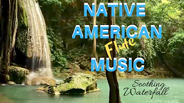 Native American Flute Music: vid1003tha, Waterfall and Rain Sounds: Relaxing, Meditation, Music