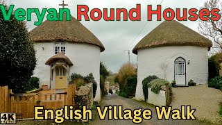 Veryan Round Houses | English Village Walk