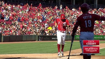 SF@CIN: Cozart clubs a solo home run to left
