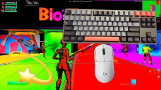 Tiger 80 Lite Keyboard Fortnite Keyboard Sounds Gameplay 😇 Bios ZoneWars ASMR 240FPS screenshot 1
