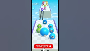 #4k BALL RUN 2048 🎱- All Levels Gameplay Android, iOS #shorts #allgameon4u #gameplay #android #game