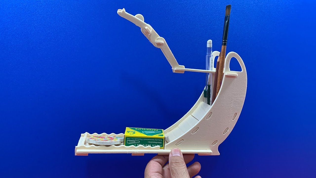 SeaLand DIY 3D Woodcraft Construction Kit Diving Pen Container YouTube