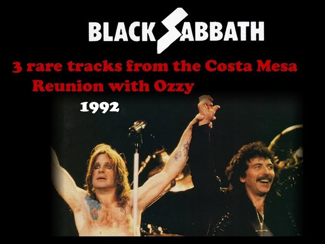 Black Sabbath - The rare tracks from the reunion gig with Ozzy