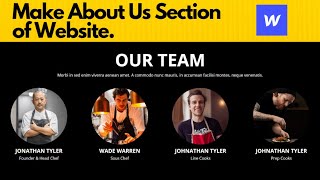 Details Webflow: Make About Us Section in Website. News