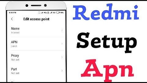 Redmi Note 5 Pro || Apn Settings And setup Apn || Access Point Name