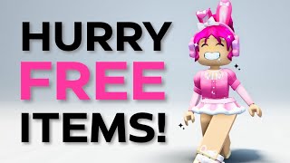HURRY! GET EVERY FREE ROBLOX ITEMS 🤩🥰