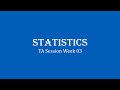 [Statistics] 2025 Spring TA Session Week03