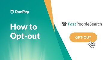 ONEREP REVIEW: HOW TO OPT OUT OF FASTPEOPLESEARCH VIDEO GUIDE