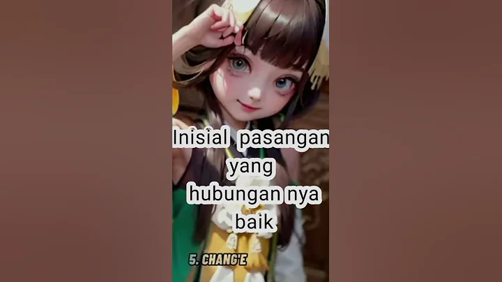 inisial pasangan yang hubungan nya baik apakah ada nama pasangan kalian