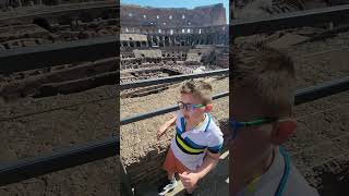 visitando el Coliseo Romano