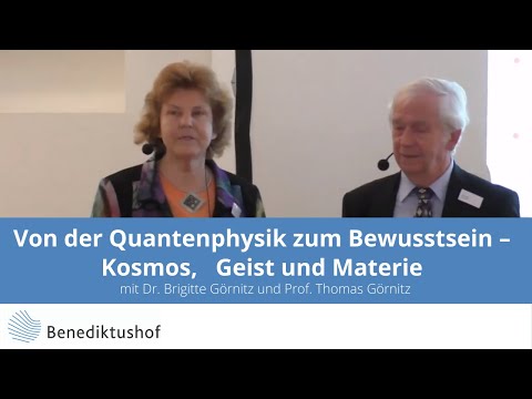 Vortrag Dr. Brigitte Görnitz und Prof. Thomas Görnitz Symposium Psychotherapie am Benediktushof