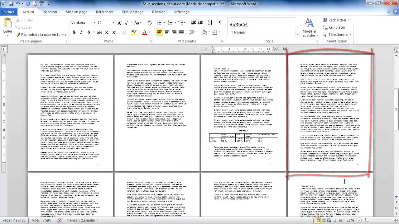 3 1 7 Creer Et Supprimer Des Sections 2 De 6 Youtube