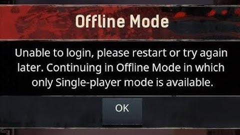 Fix Offline Mode Error in Conan Exiles | offline mode conan exiles unable login. Continuing offline