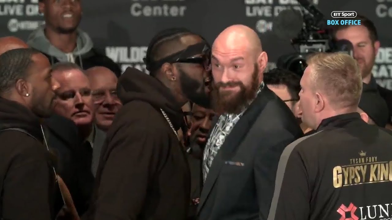 Fury, Wilder Have Hilariously Fake Weigh-In Faceoff