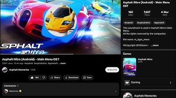 Asphalt Nitro Menu Theme Mashup