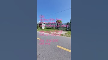 Đất đường Bến Đình, xã An Nhơn Tây, DT 1.151m2, thổ 1.055m2, giá 9 tỷ 200 (B375) #datcuchi