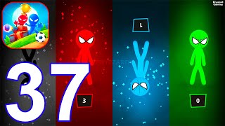 Stickman Party 2 3 4 MiniGames - Gameplay Part 37 Tournament Mode New Funny Mini Games 2024 Update