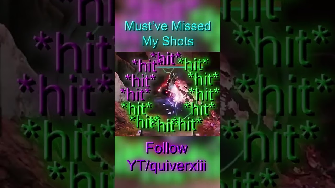 Must've Missed My Shots #destiny2