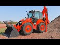 Tractor excavator new holland jcb 3dx eco using spay pump  must watch new funny 2021
