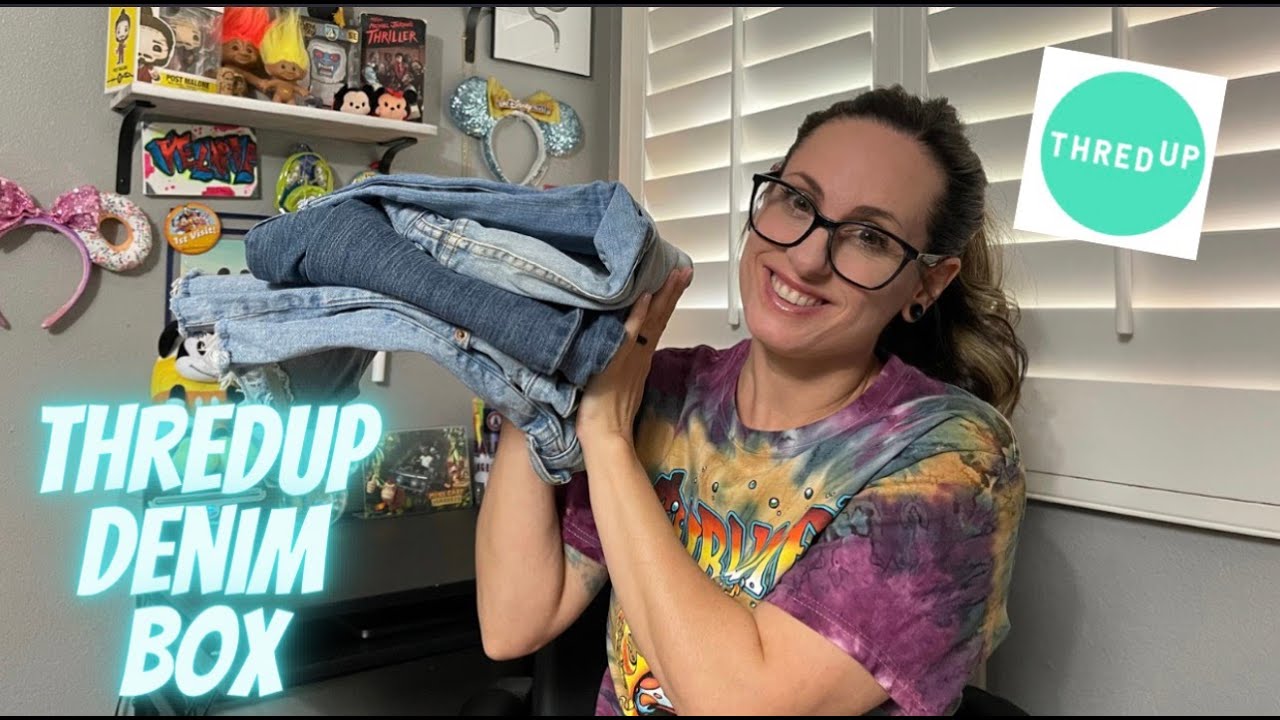 ThredUp denim rescue box unboxing I September 2025