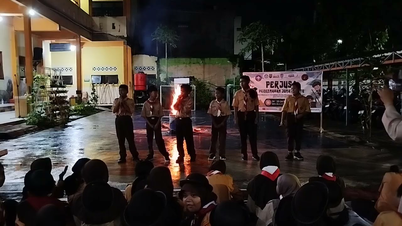 Malam api unggun pentas seni perjusa SDN Bulustalan 2025