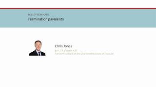 Tolley Seminars Online: Termination payments
