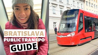 BRATISLAVA PUBLIC TRANSPORTATION GUIDE : How to get around Bratislava using a Public Transpo
