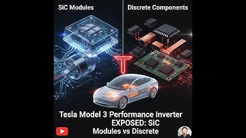 Tesla Model 3 Performance Inverter EXPOSED | Silicon Carbide (SiC) Modules vs SiC Discrete Devices